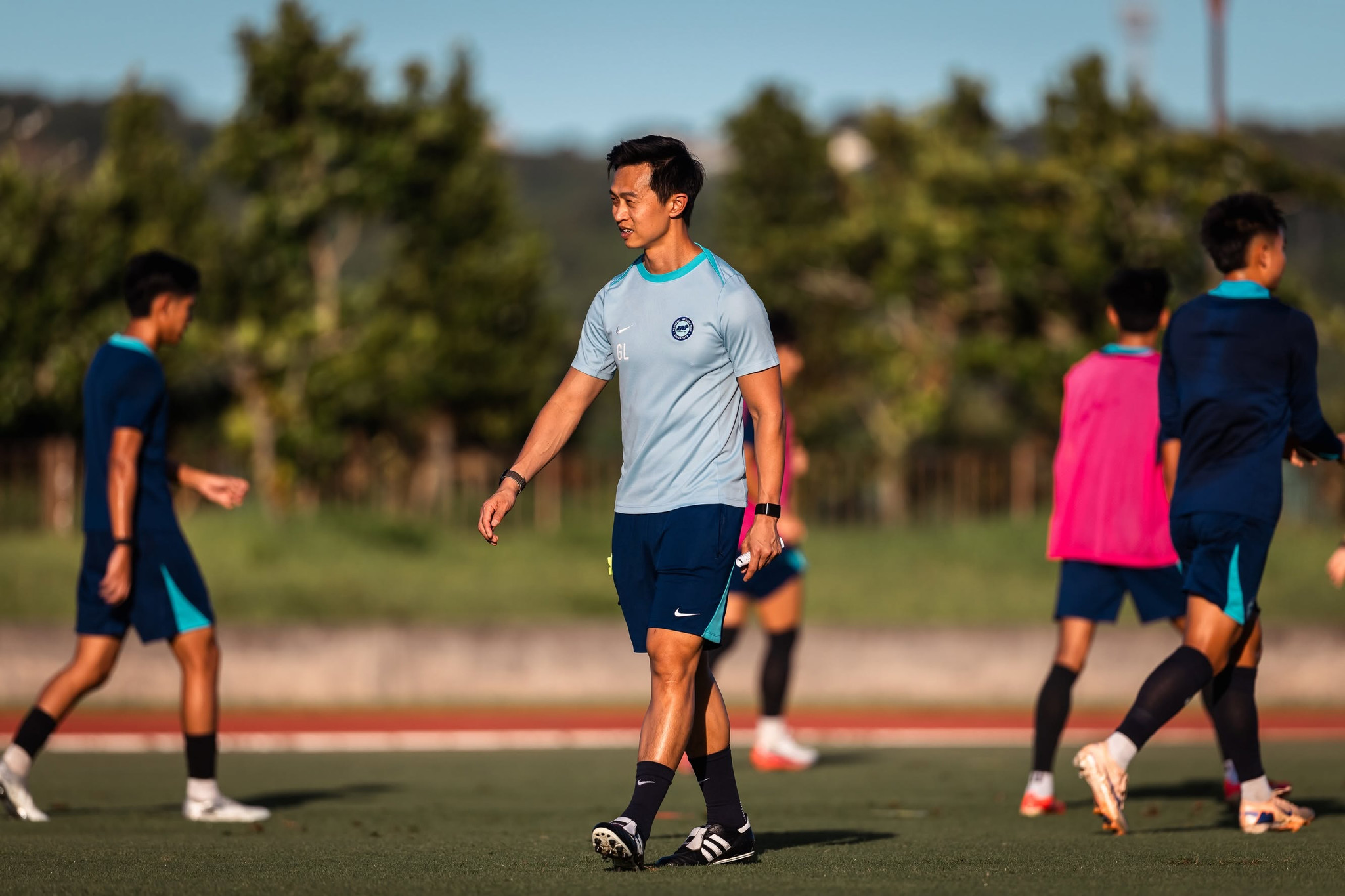 HLV Gavin Lee đang thể hiện ấn tượng ở AFF Cup. Ảnh: LĐBĐ Singapore.