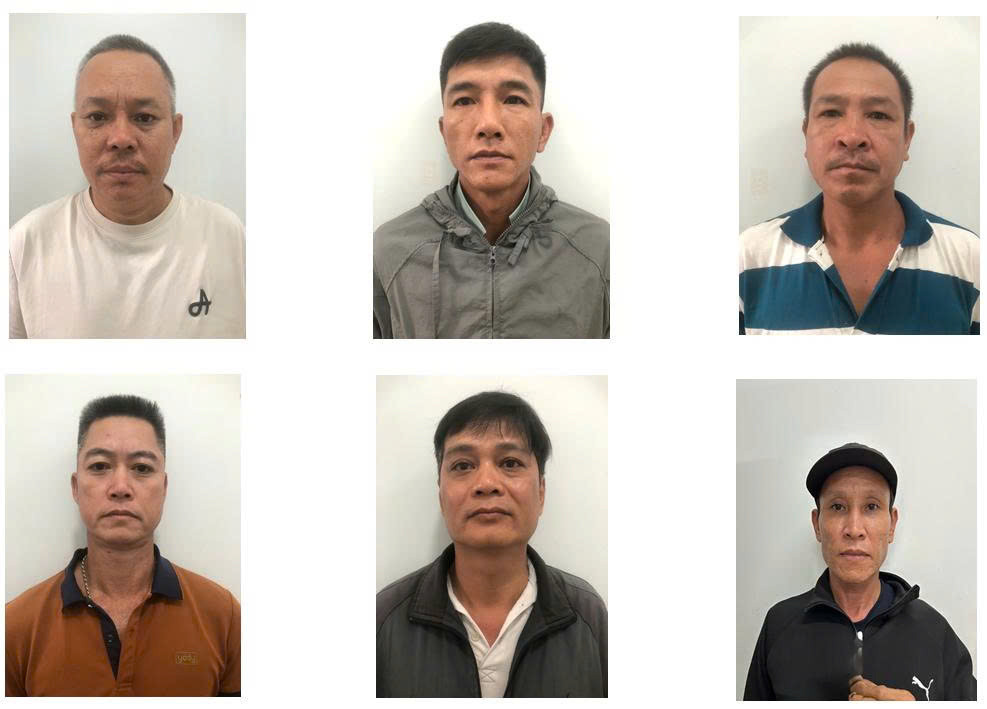 Các bị can bị khởi tố về hành vi Đánh bạc
