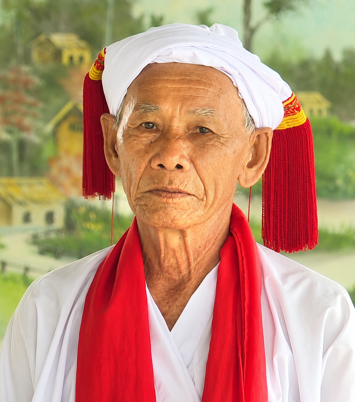 Chân dung Sư cả Đoàn Minh Duyên, thôn Tuy Tịnh 2, xã Tuy Phong, tỉnh Lâm Đồng