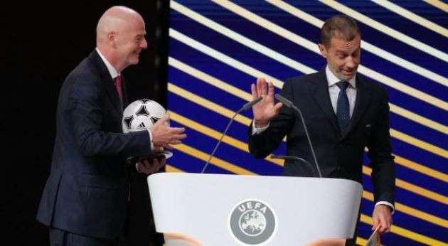 UEFA phản đối kế hoạch của Gianni Infantino. Ảnh: Getty Images.