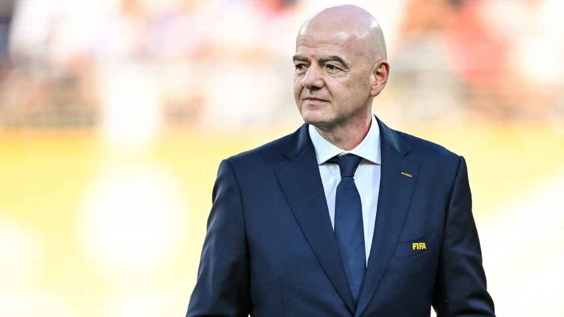 Gianni Infantino đã phải từ bỏ ý tưởng của mình. Ảnh: Getty.