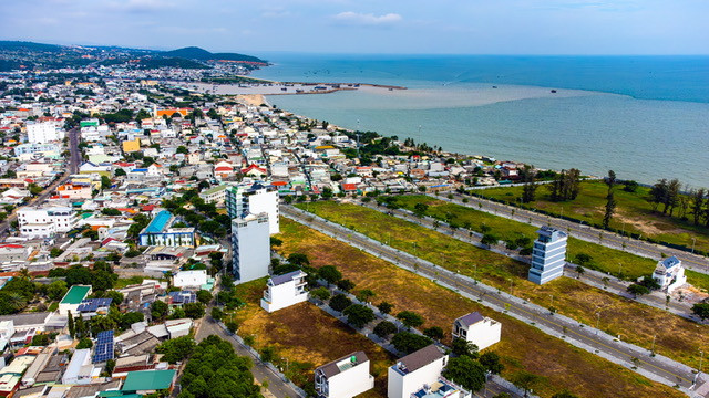 Đô thị ven biển thuộc phường Phú Thủy, Lâm Đồng (ảnh N. Lân)