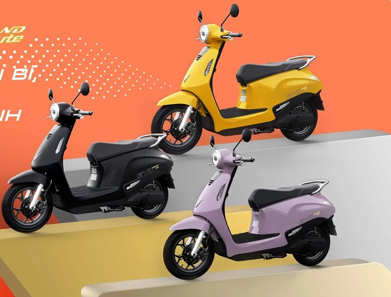 Các mẫu xe máy điện VinFast Evo đều có thiết kế tương tự nhau