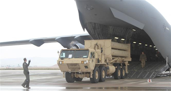 Hệ thống phòng thủ tên lửa THAAD của Mỹ chuyển tới căn cứ Nevatim