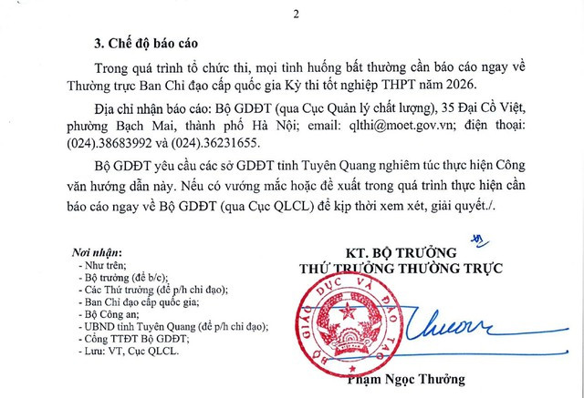 Chi tiết LỊCH THI LẠI, các MỐC THỜI GIAN TỔ CHỨC THI LẠI cho các thí sinh tại Điểm thi Trường chuyên Tuyên Quang- Ảnh 4.