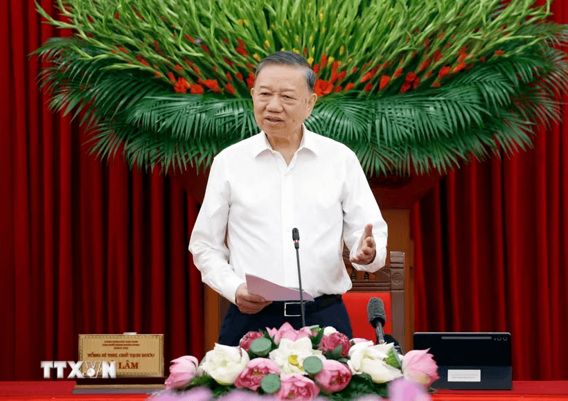 Kết luận của Tổng Bí thư, Chủ tịch nước Tô Lâm về tổng kết thực tiễn và nghiên cứu sửa đổi, bổ sung Điều lệ Đảng- Ảnh 1.