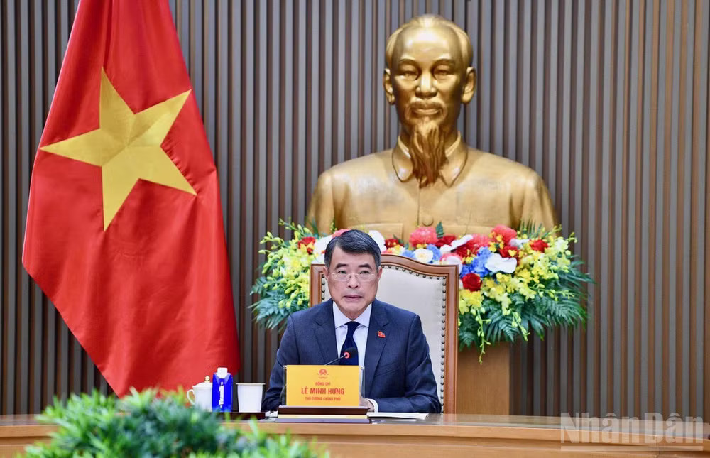 Thủ tướng Chính phủ Lê Minh Hưng đề xuất Việt Nam và Hà Lan tiếp tục tăng cường hơn nữa trao đổi đoàn, nhất là cấp cao, tăng cường củng cố tin cậy chính trị, hướng tới nâng cấp quan hệ lên tầm cao mới (Ảnh: THANH GIANG) Thủ tướng Chính phủ Lê Minh Hưng đề xuất Việt Nam và Hà Lan tiếp tục tăng cường hơn nữa trao đổi đoàn, nhất là cấp cao, tăng cường củng cố tin cậy chính trị, hướng tới nâng cấp quan hệ lên tầm cao mới (Ảnh: THANH GIANG)