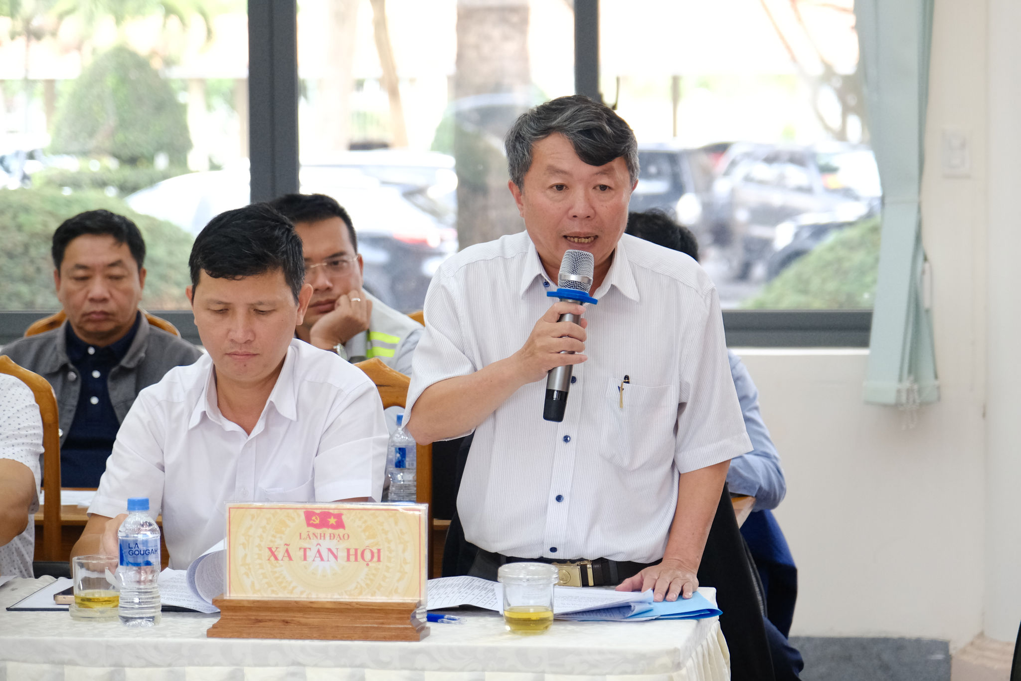 Ông Nguyễn Mậu Thế, Chủ tịch UBND xã Tân Hội 