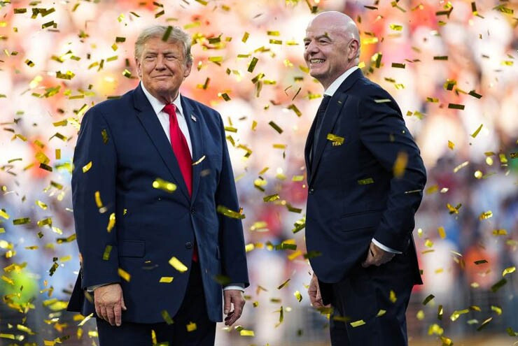 Tổng thống Trump luôn ủng hộ Infantino