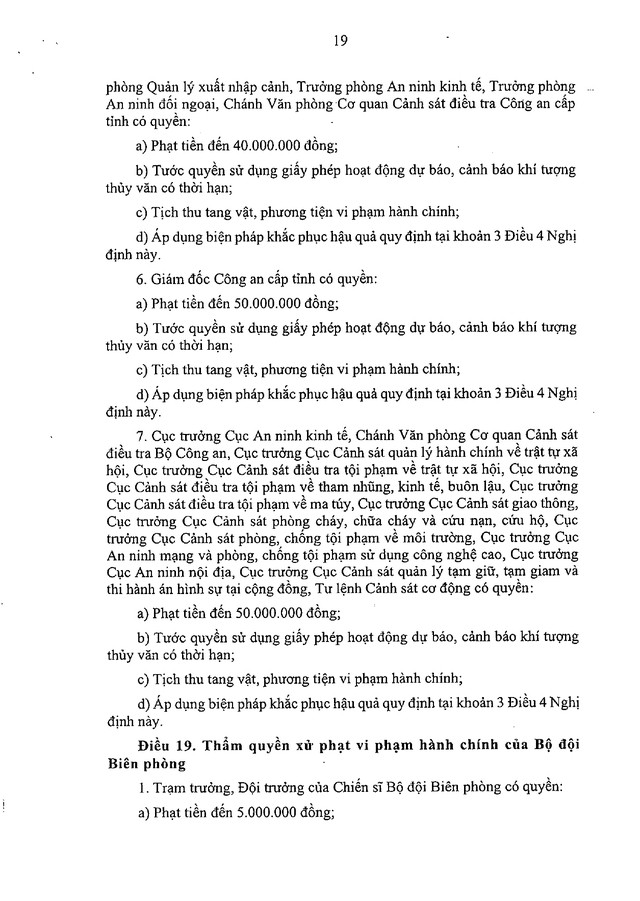 Nghị định số 219/2026/NĐ-CP quy định về xử phạt vi phạm hành chính trong lĩnh vực khí tượng thủy văn- Ảnh 19.