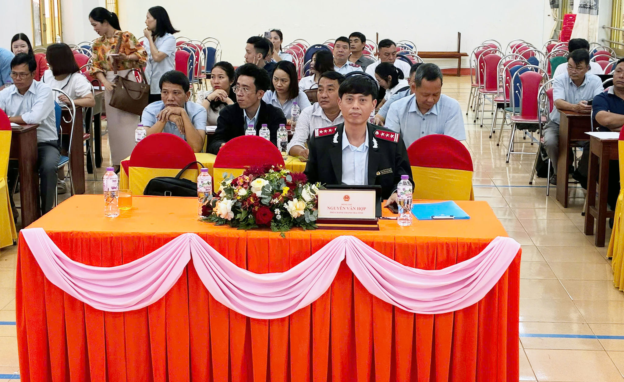 Nguyễn Văn Hợp - Phó Chánh Thanh tra tỉnh (chỉ đạo Hội nghị khu vực III)