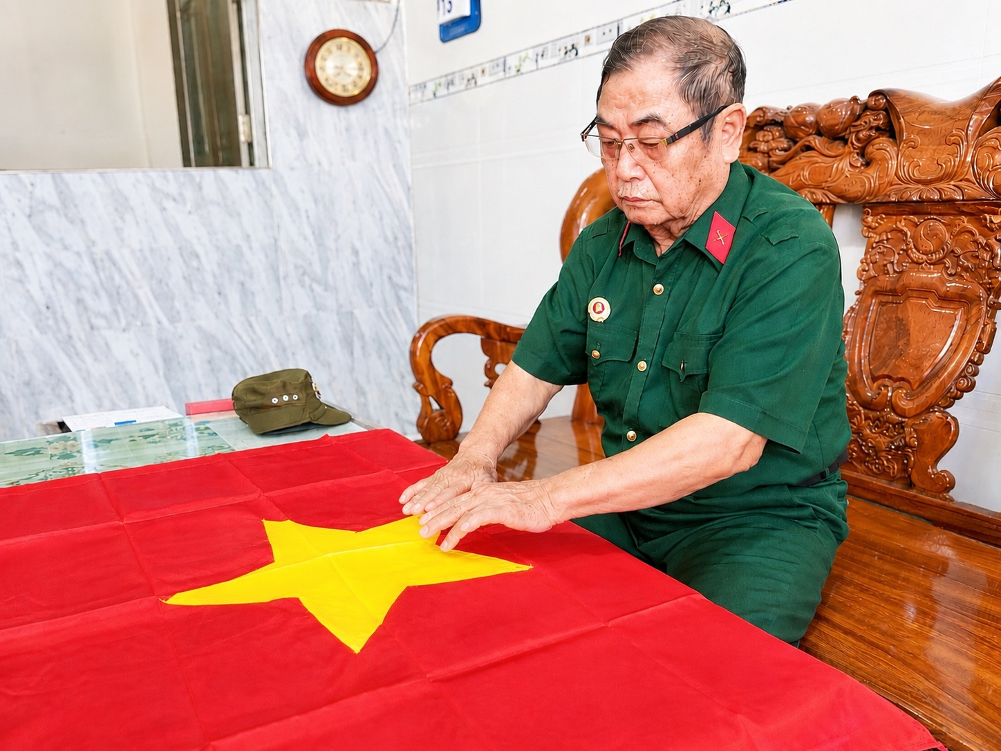 Cựu chiến binh Lê Minh Điểu