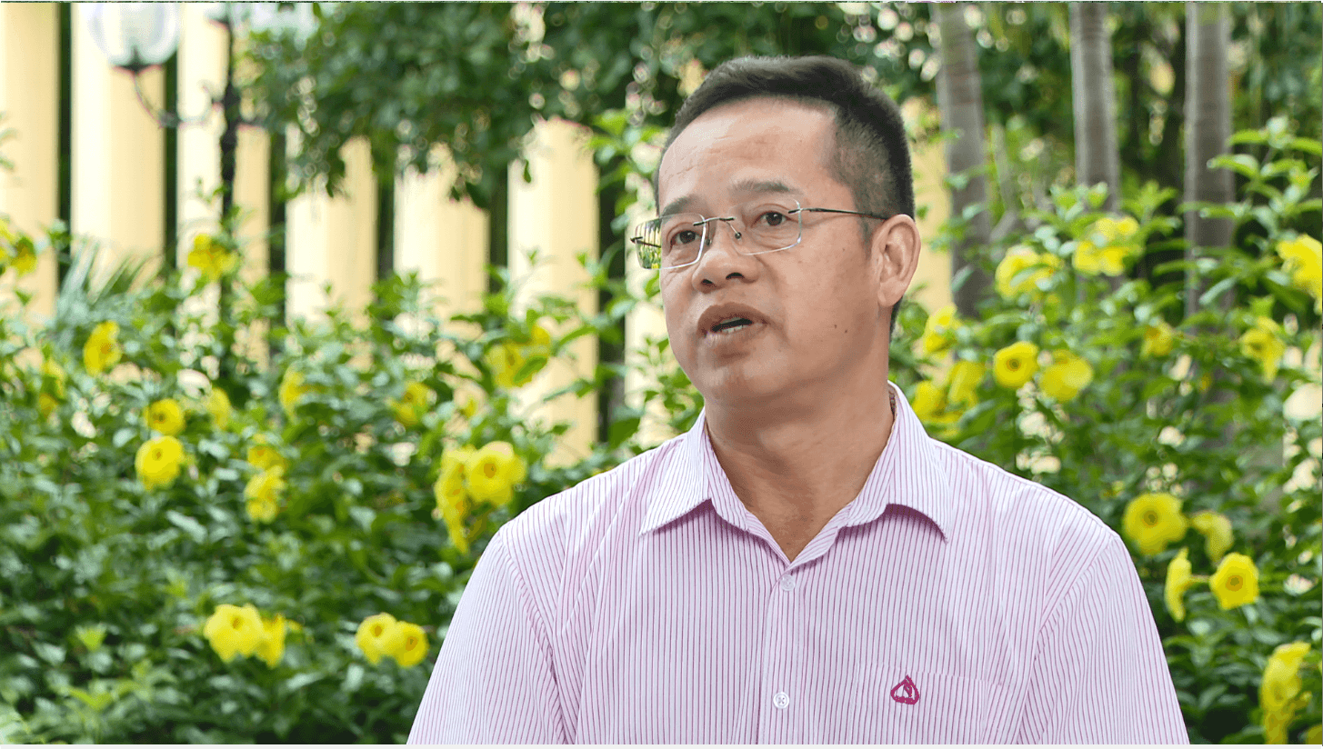 Ông Nguyễn Đức Hoá, Giám đốc Phòng giao dịch Ngân hàng Chính sách xã hội Lâm Hà (Lâm Đồng)