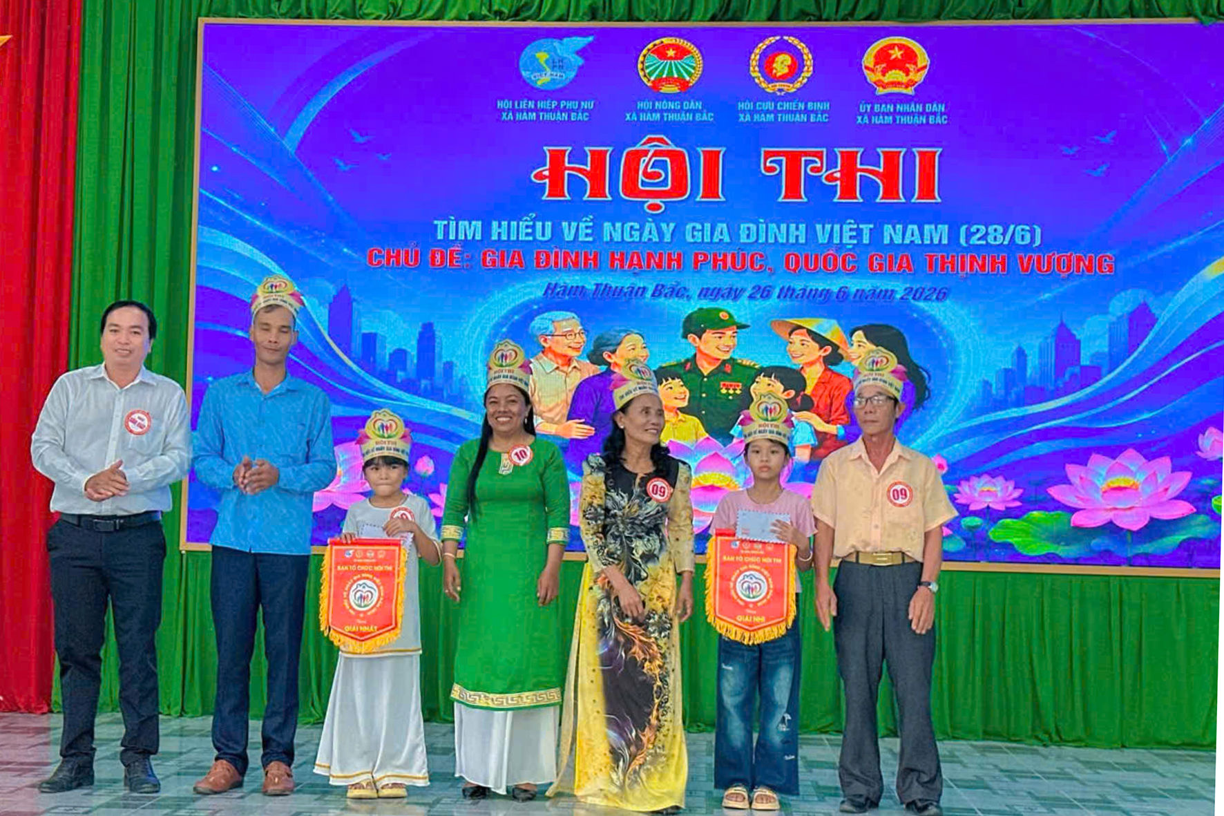 Gia đình chị Thông Thị Kim Trung nhiều lần tham gia Hội thi tìm hiểu Ngày Gia đình Việt Nam với chủ đề Gia đình hạnh phúc