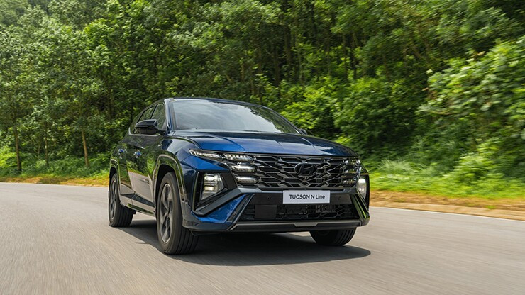 Hyundai Tucson 2026 góc nhìn phía sau