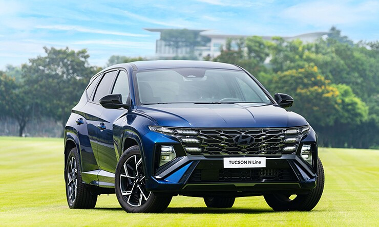 Ngoại thất phiên bản Hyundai Tucson N Line