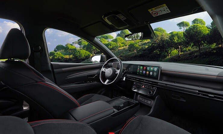 Nội thất không gian ghế ngồi Hyundai Tucson N Line
