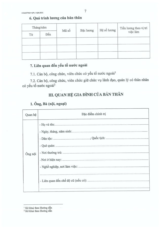 Quy định số 211-QĐ/TW về quản lý hồ sơ cán bộ- Ảnh 26.