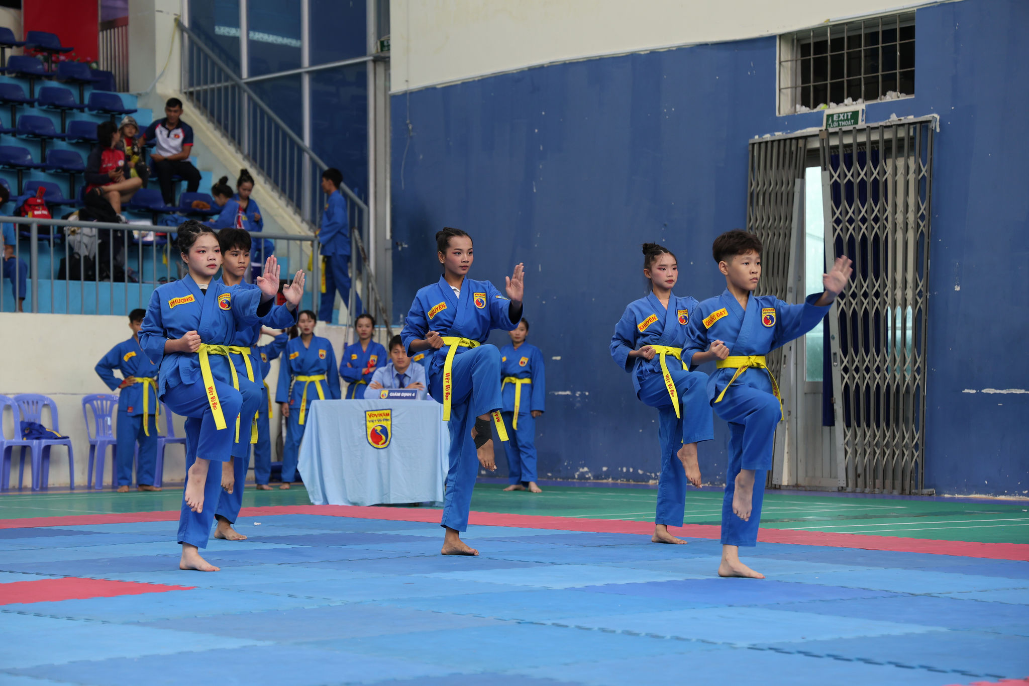 Trình độ Vovinam của các VĐV trẻ Lâm Đồng được đánh giá ngày càng tiến bộ