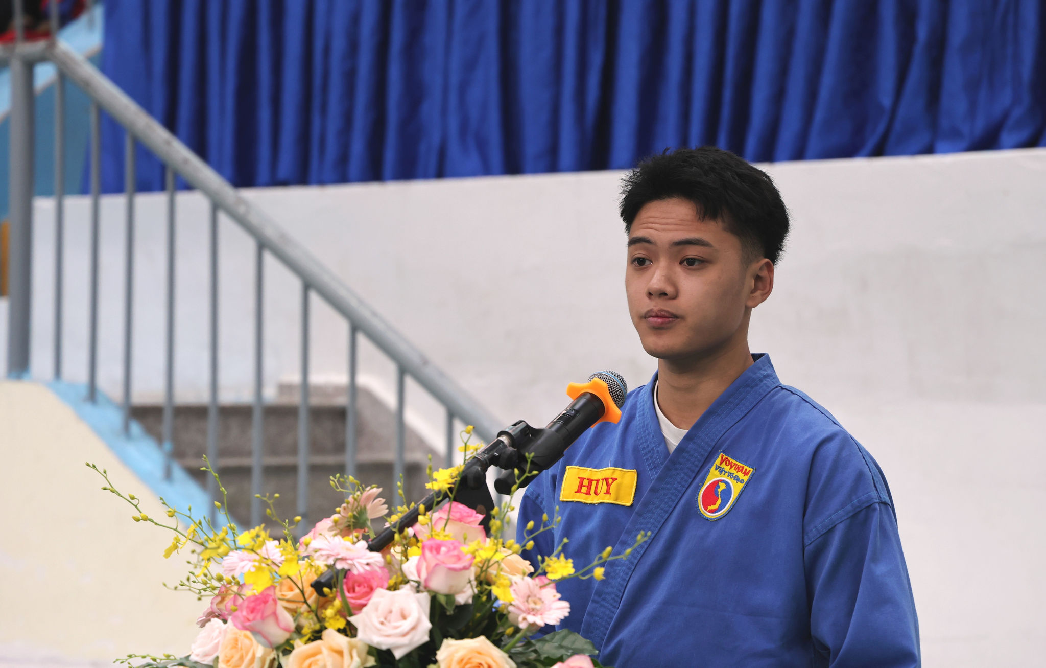 VĐV Nguyễn Hoàng Tuấn Huy, Cụm I, Phường Xuân Hương Đà Lạt đọc lơi tuyên thệ