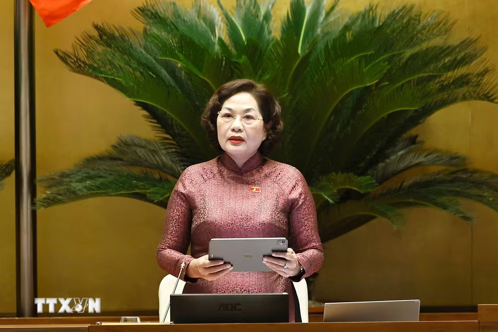 Phó Chủ tịch Quốc hội Nguyễn Thị Hồng phát biểu. (Ảnh: Doãn Tấn/TTXVN) ttxvn-quoc-hoi-thao-luan-ve-dinh-huong-xay-dung-du-an-luat-ngan-sach-nha-nuoc-hop-nhat-8973451.jpg