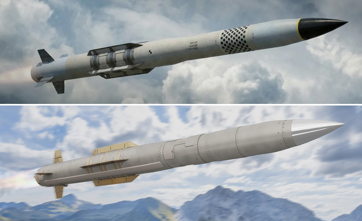 Mô phỏng hai biến thể tên lửa Patriot PAC-3 MSE và PAC-3 ACE của Lockheed Martin