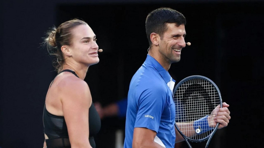 Novak Djokovic và Aryna Sabalenka