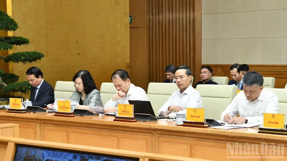 Lãnh đạo các bộ, ngành Trung ương tham dự hội nghị. (Ảnh: THANH GIANG) Lãnh đạo các bộ, ngành Trung ương tham dự hội nghị. (Ảnh: THANH GIANG)