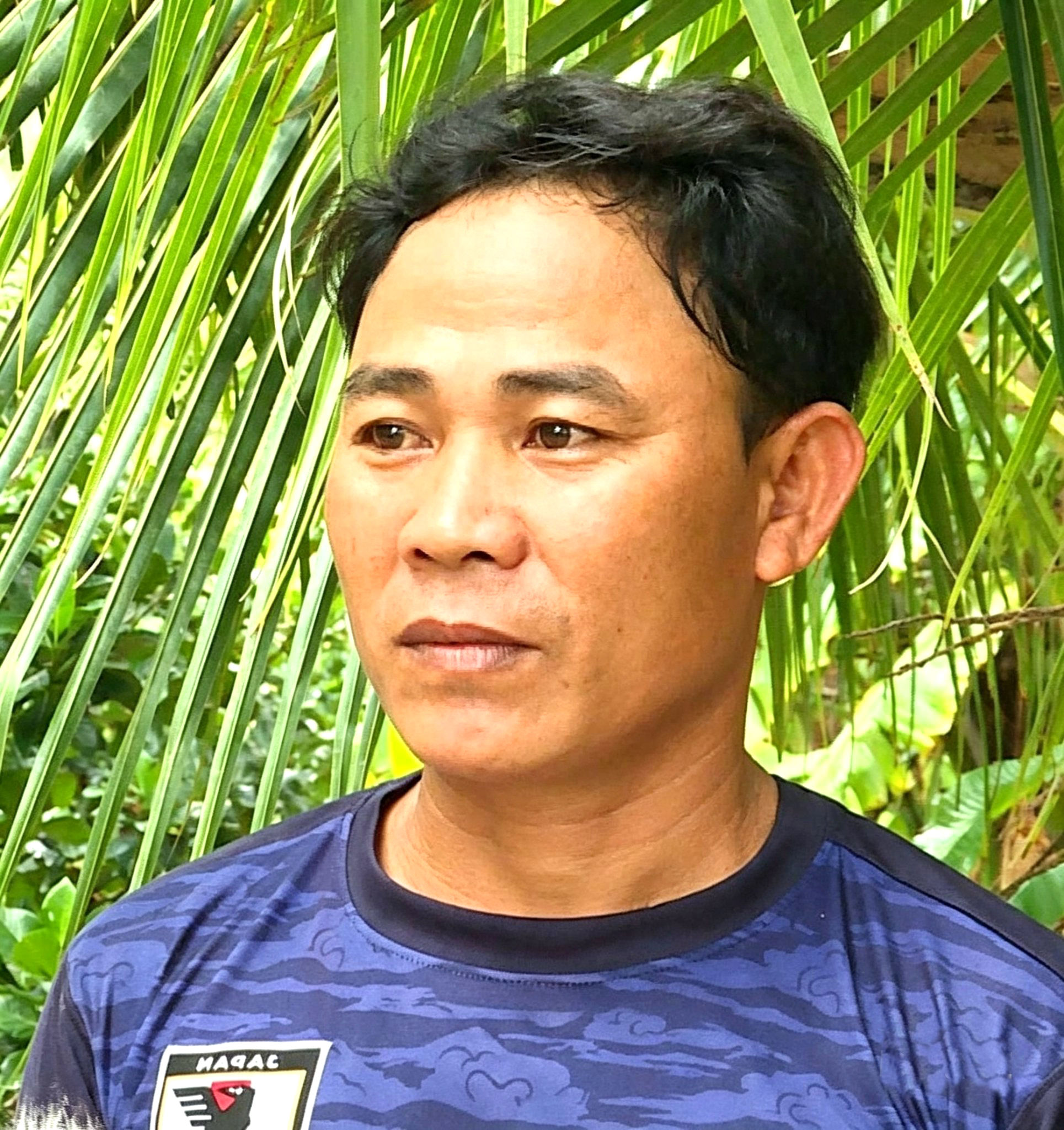 Chân dung của anh Tạ Văn Thuyết, người Chăm ở thôn Phan Hòa, xã Bắc Bình, tỉnh Lâm Đồng