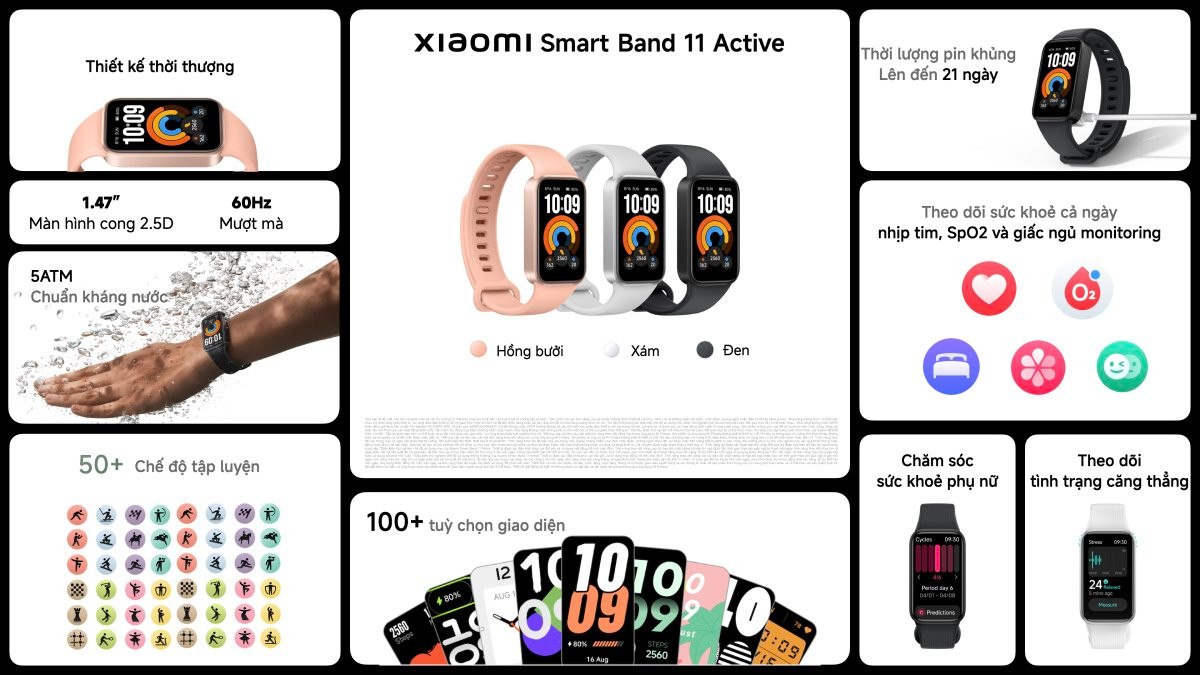 Redmi Watch 6 Lite với màn hình AMOLED độ sáng cao