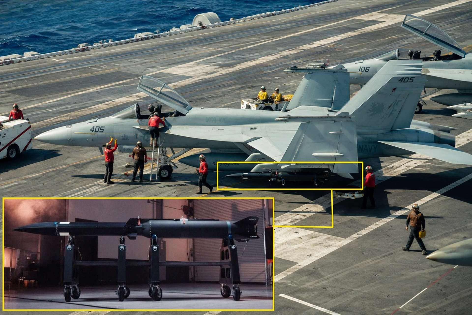 Phương án tích hợp tên lửa Blackbeard lên tiêm kích F/A-18 Super Hornet