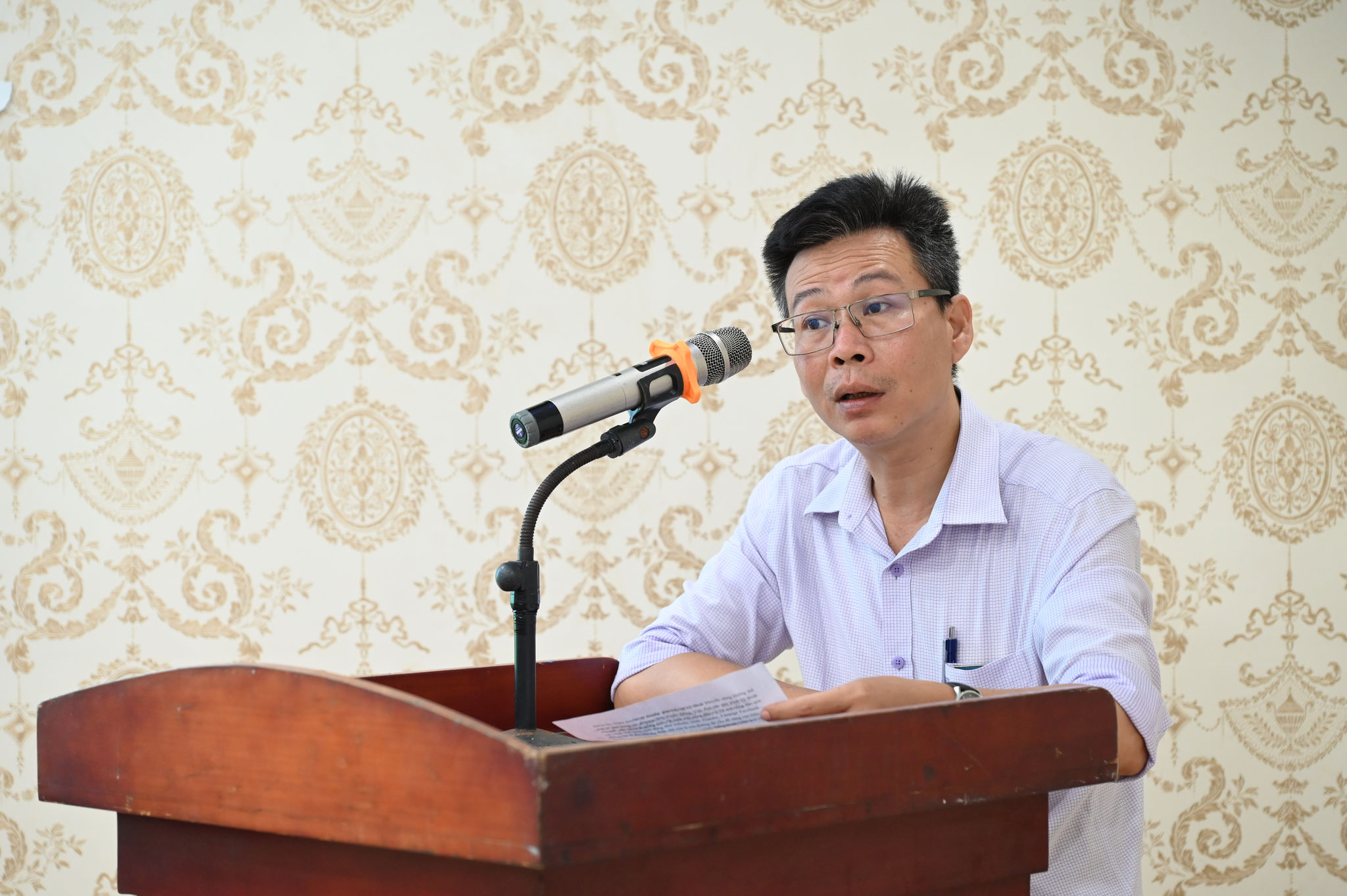 ông Nguyễn Đức Thiên - Phó Giám đốc Trung tâm Khuyến nông tỉnh