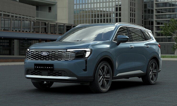 Thiết kế đầu xe Ford Territory với lưới tản nhiệt mới