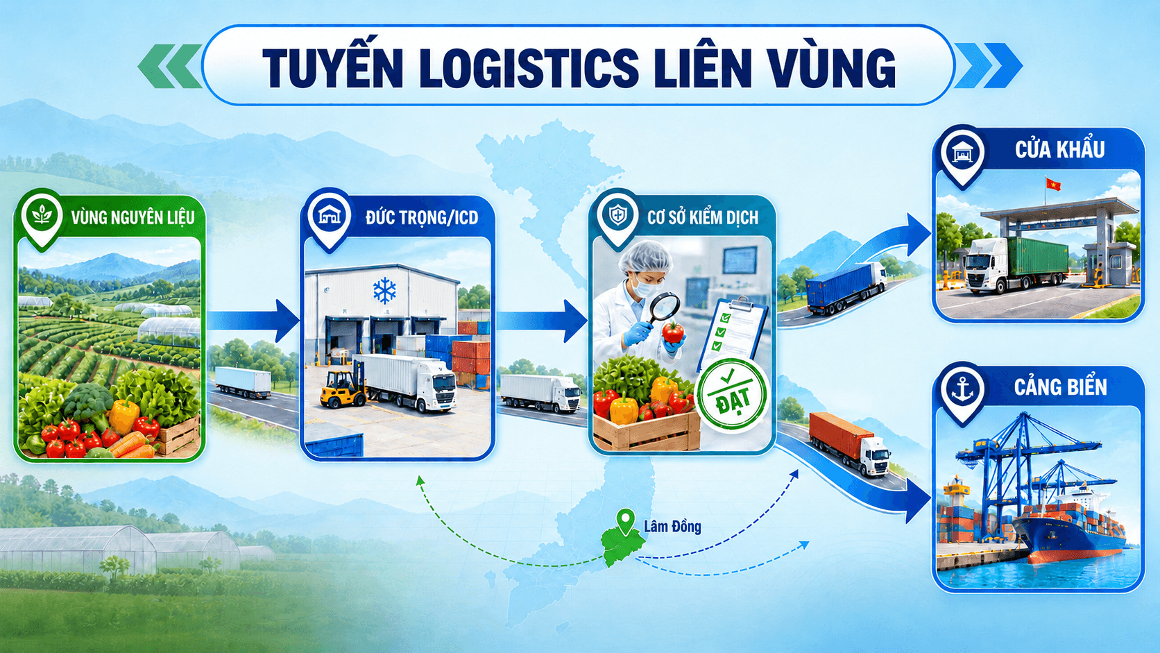 logistic lien vung