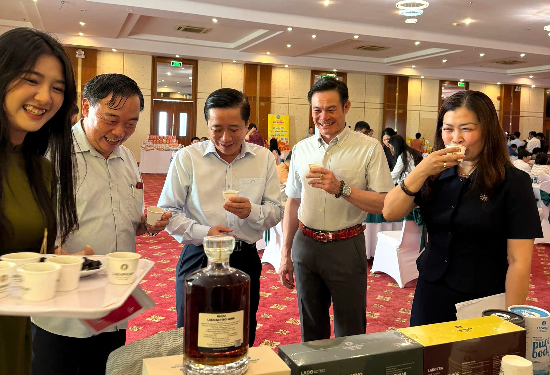 Sản phẩm OCOP Lâm Đồng tại hội nghị xúc tiến thương mại các tỉnh, thành đồng bằng sông Cửu Long