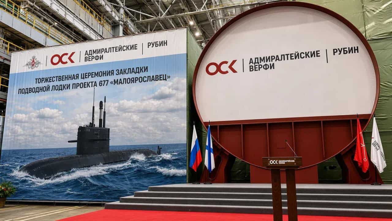 Lễ đặt ki tàu ngầm Maloyaroslavets ngày 27/8/2026