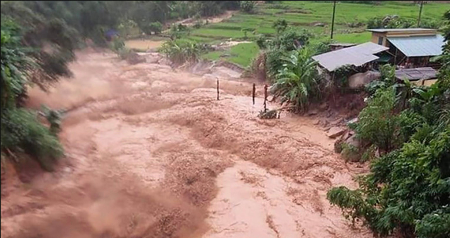 TIN CẢNH BÁO LŨ QUÉT SẠT LỞ ĐẤT, SỤT LÚN ĐẤT DO MƯA LŨ HOẶC DÒNG CHẢY TRÊN KHU VỰC CÁC TỈNH SƠN LA VÀ PHÚ THỌ