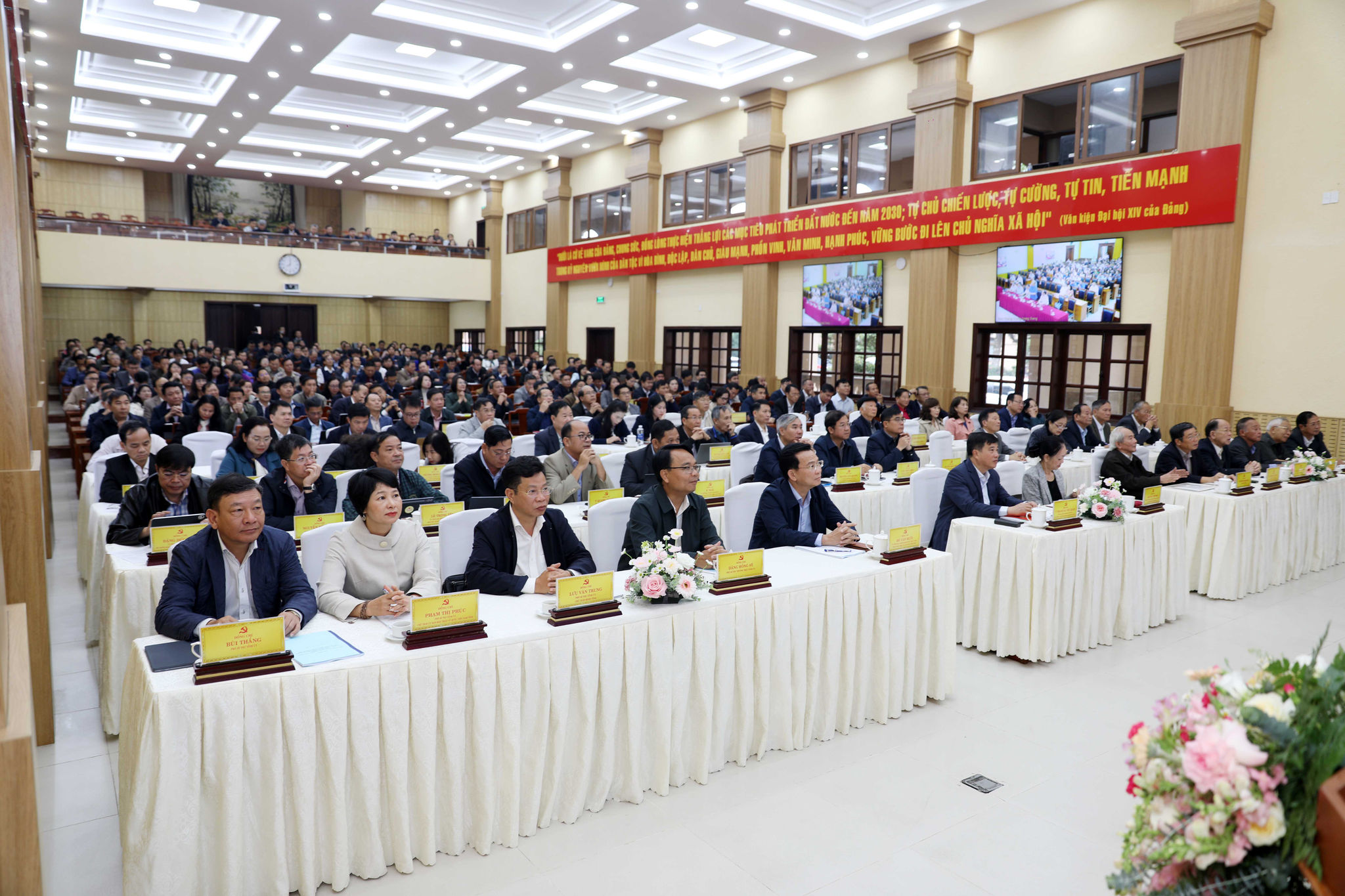 Quang cảnh Hội nghị tại điểm cầu Lâm Đồng