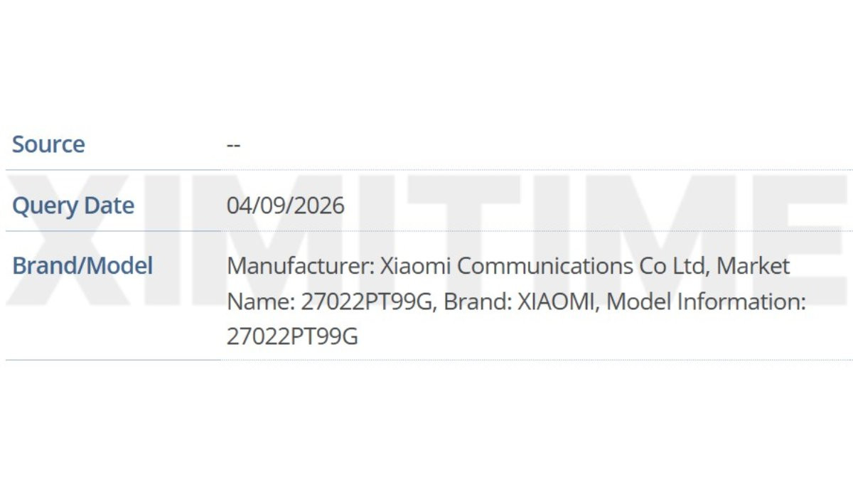 Chi tiết mã hiệu Xiaomi 18T Series