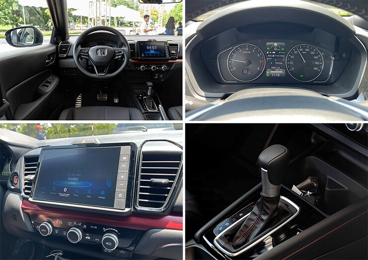 Không gian hàng ghế sau rộng rãi của Honda City