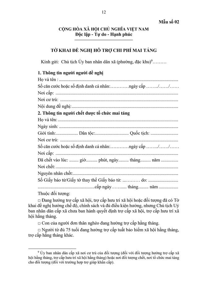 TOÀN VĂN: Nghị định quy định về trợ cấp hưu trí xã hội- Ảnh 12.