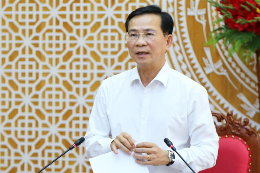 Ủy viên Ban Chấp hành Trung ương Đảng, Phó Bí thư Tỉnh ủy, Chủ tịch UBND tỉnh Hồ Văn Mười tại buổi làm việc về đầu tư công ngày 8/9/2026
