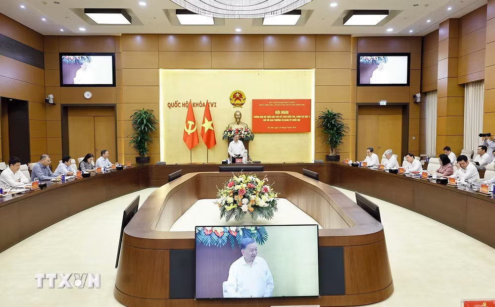 Thông qua dự thảo kết quả kiểm tra, giám sát đợt 3 đối với Ban Thường vụ Đảng ủy Quốc hội- Ảnh 2.