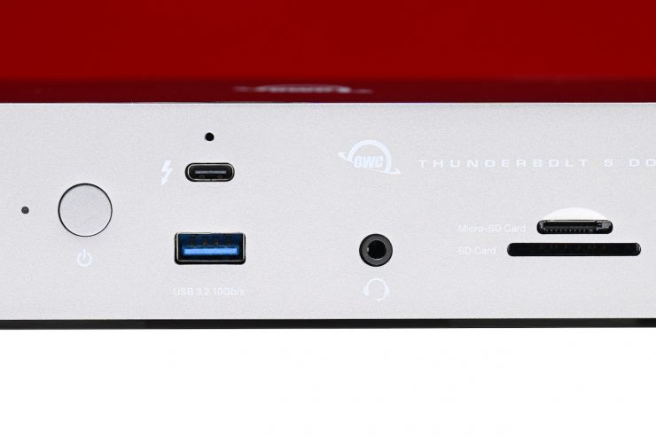 Cổng cắm phía sau của dock OWC