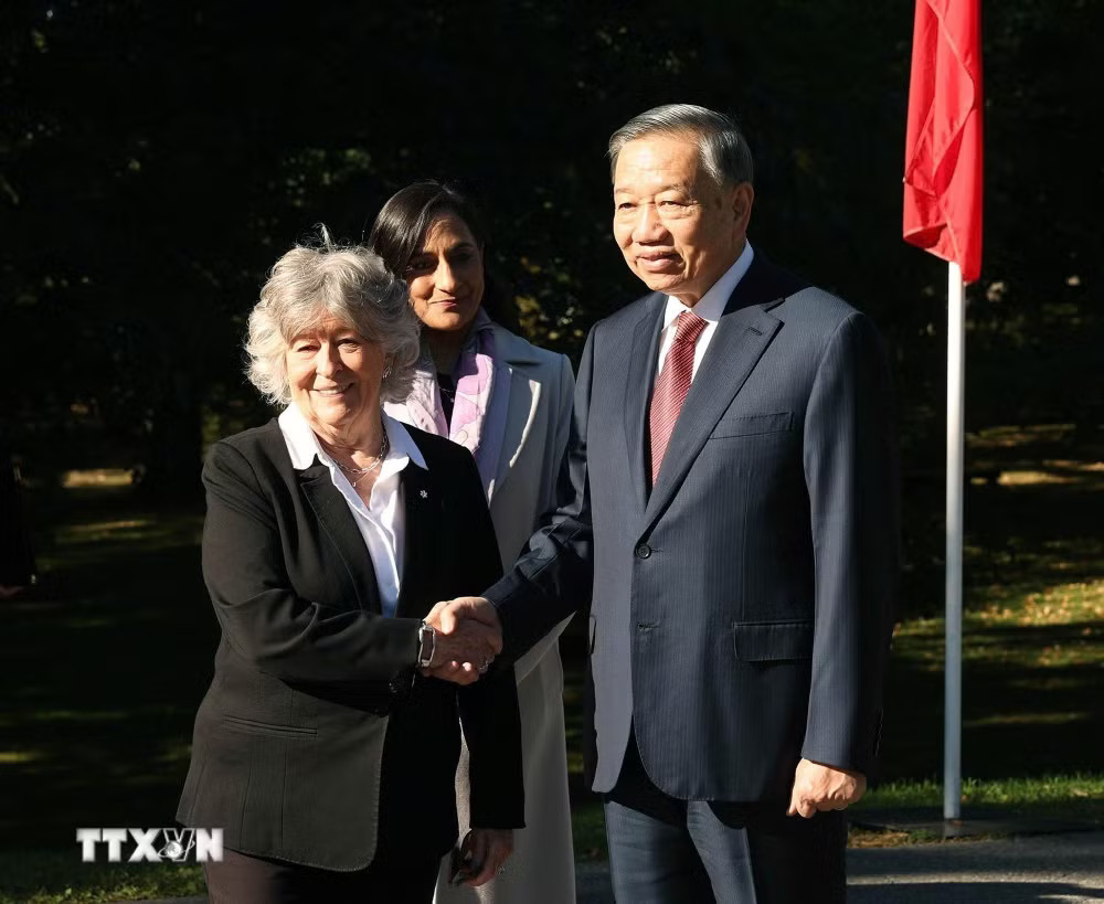 Lễ đón Tổng Bí thư, Chủ tịch nước Tô Lâm thăm cấp Nhà nước tới Canada- Ảnh 1.