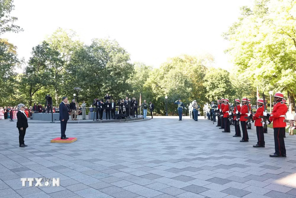 Lễ đón Tổng Bí thư, Chủ tịch nước Tô Lâm thăm cấp Nhà nước tới Canada- Ảnh 3.