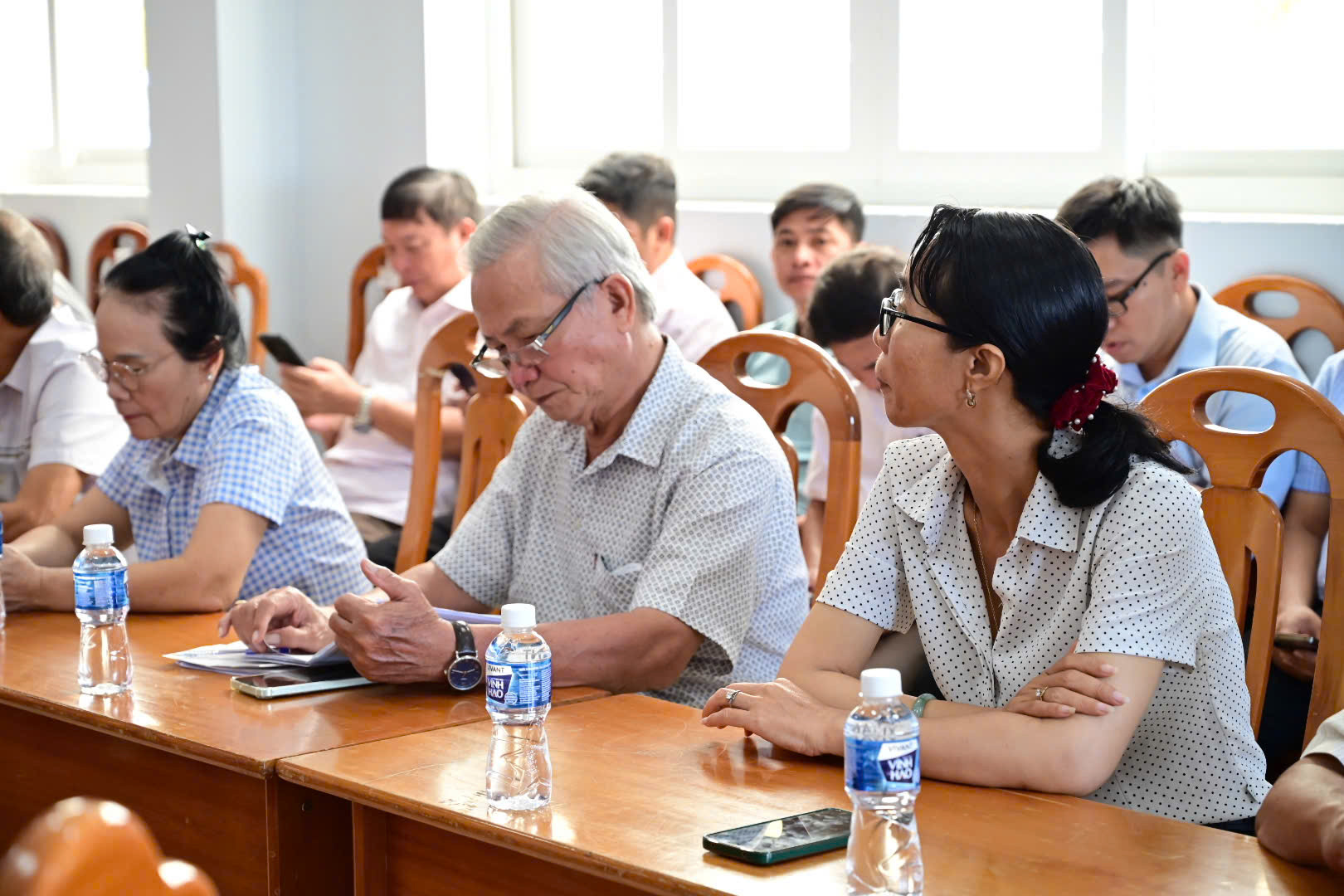 Cán bộ lão thành, hưu trí tham gia hội nghị quán triệt Nghị quyết của Bộ chính trị