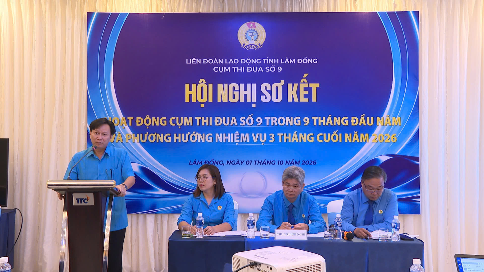 Cụm thi đua số 9 do Công đoàn cơ sở Công ty TNHH MTV Lâm nghiệp Bình Thuận, Lâm Đồng làm Cụm trưởng