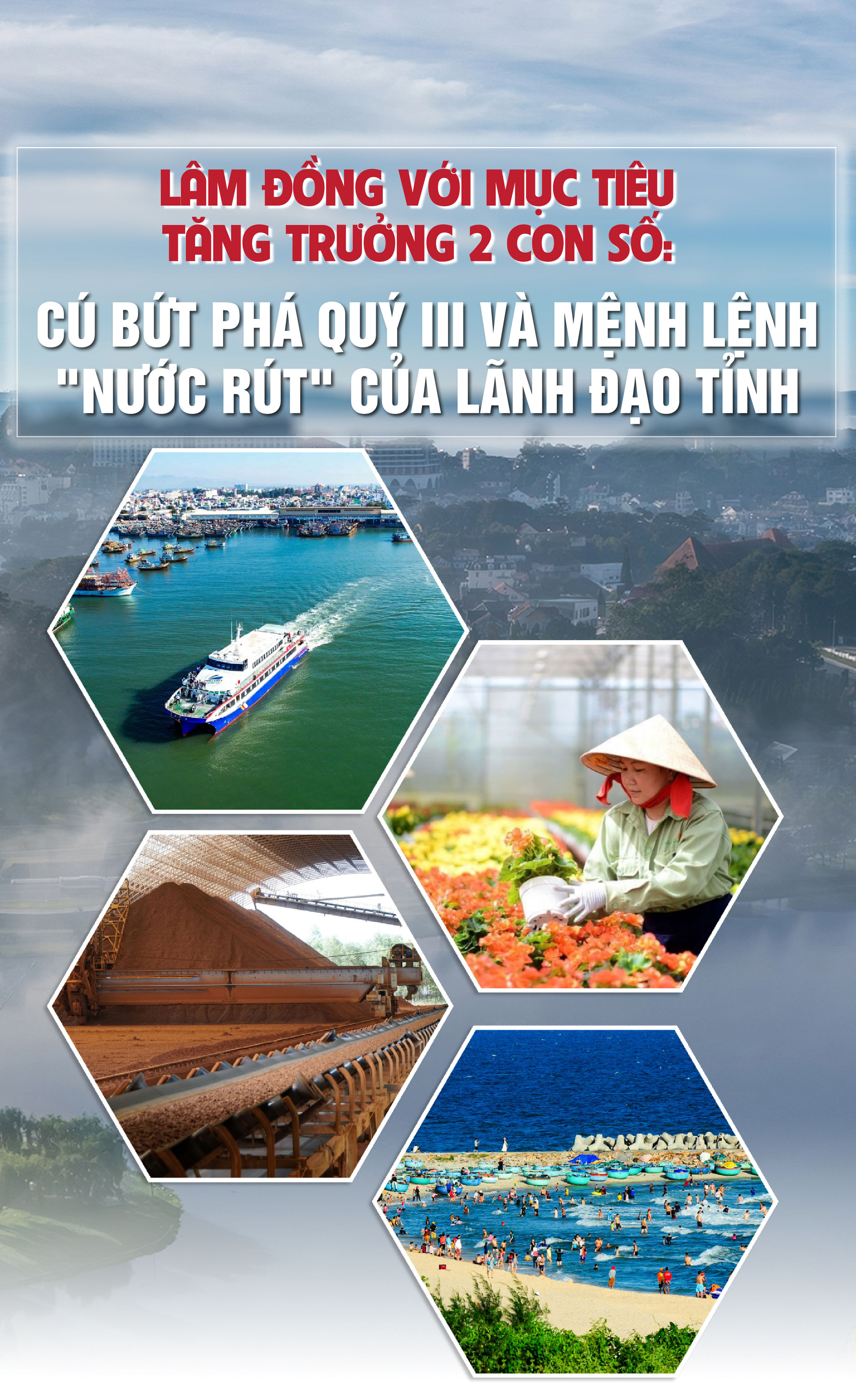 Lâm Đồng với mục tiêu tăng trưởng 2 con số: Cú bứt phá quý III và mệnh lệnh "nước rút" của lãnh đạo tỉnh