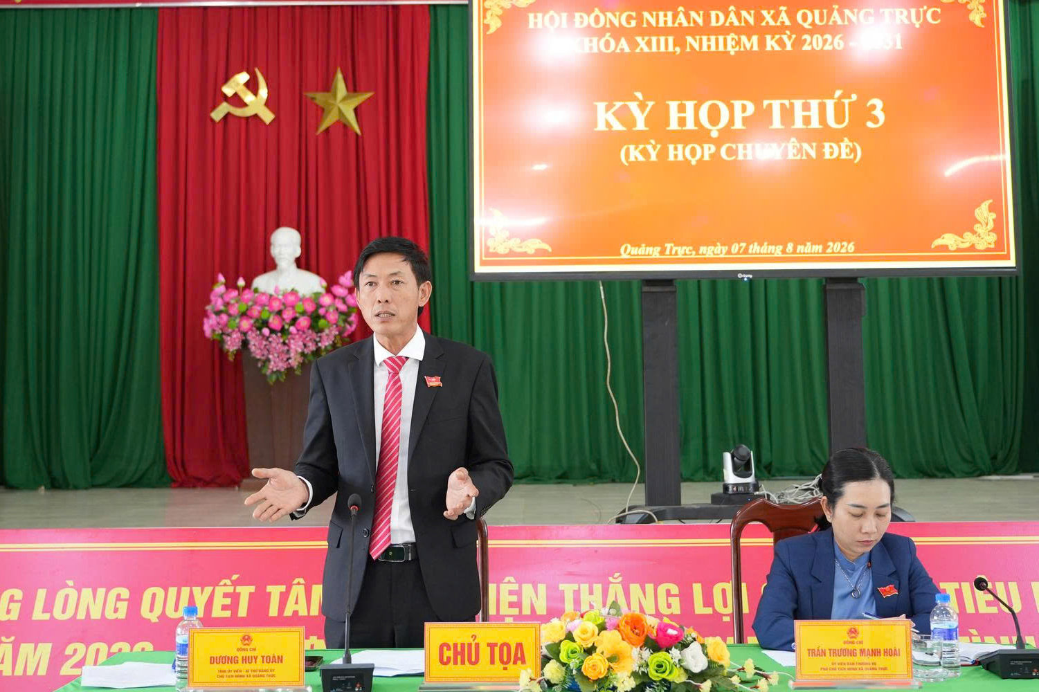 2 HĐND xã Quảng Trực đang xây dựng một cách làm mới trong công tác giám sát